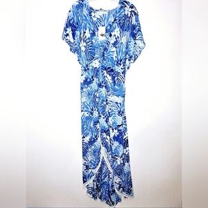 NWT America & Beyond"The Beach Is Calling" Coastal Core Maxi dress. Free Shoes!